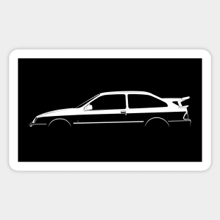 Ford Sierra RS500 Cosworth Silhouette Magnet